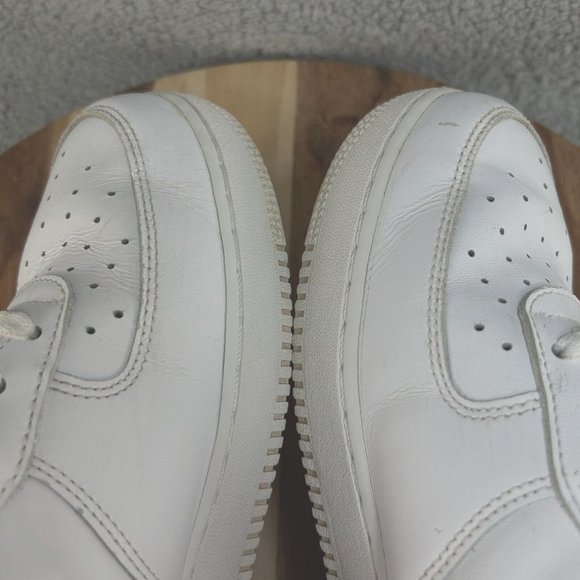 Nike Air Force 1 07 Low Adult Men 12 White Sneakers Uptowns AF1 Shoes Casual - Picture 10 of 13